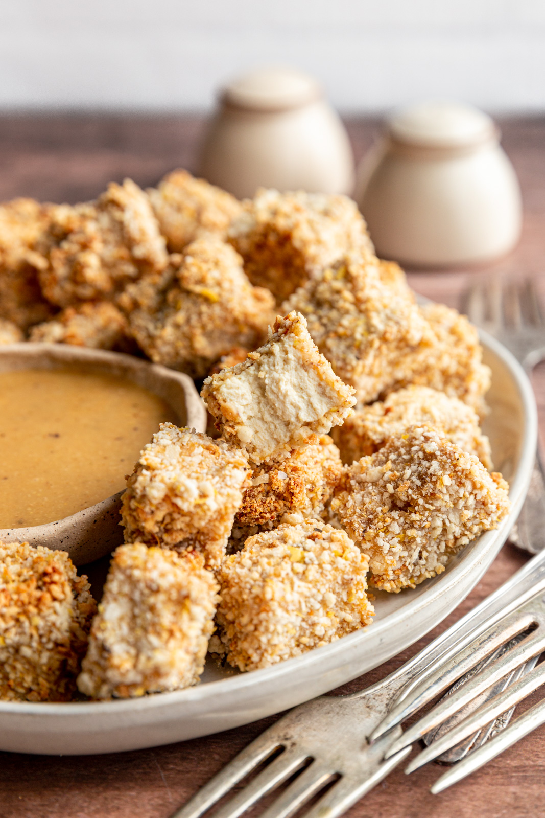 Easy Air Fryer Tofu Nuggets (Vegan, GlutenFree, OilFree)